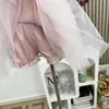 Flores de Cerezo Bailando Ligeramente, Temperamento Puro y Sexy, Conjunto de Top de Punto + Falda de Malla, Conjunto de Dos Piezas