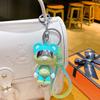 Gafas Galvanizadas Combinación de Colores Oso Proyección Cámara Llavero Colgante Lindo Dibujo Animado Multifuncional Mochila Pequeño Colgante Venta al por Mayor