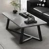 Mesa lateral para sofá para salas de estar pequeñas, mesa de centro para uso doméstico, mesa de té modelo nuevo simple, mesa de café pequeña moderna minimalista