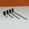 Panel Ranurado Gancho Gancho Adhesivo Alambre Único Estante de Supermercado Gancho de Metal Hierro Accesorios para Panel Gancho Montado en Pared Moderno Minimalista