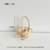 Arte de Bambu Xin Sheng Formato de Zongzi Decoração Trançada de Bambu DIY Estilo Chinês Auspicioso Artesanato Criativo Material de Arte Floral Trançado Feito à Mão
