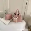 Bolsa Balde Simples Portátil Estilo Coreano para Mulheres 2026 Nova Tendência de Moda Verão Bolsa de Ombro de Grande Capacidade Bolsa Transversal