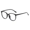 Óculos Decorativos da Moda com Armação Grande para Mulheres, Lentes Lisas Realçadoras do Rosto, Armação Leve com Dobradiça de Metal e Proteção Contra Luz Azul em Estoque