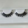 Pestañas Postizas con Tallo Negro, Rizado Desordenado 3D, Maquillaje de Ojos para Raza Mixta, Pestañas de Tira Completa Gruesas, Populares para Venta Transfronteriza