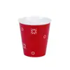 Taza Grande de Cerámica Color Caramelo, Taza de Café Gruesa Anti-Quemaduras, Taza de Té Portátil, Taza de Papel Anti-Escarcha Copo de Nieve Azul Tiffany Regalo