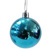 Bolas de Natal Criativas em Atacado, Enfeites para Árvore de Natal de Vitrine, Bolas Decorativas de Natal Brilhantes de Plástico Galvanizado, Podem Ser Impressas com Logo