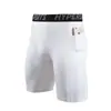 Shorts de Bolso Apertados Pro Sports de Verão Masculino Fitness Corrida Basquete Treinamento Base Calças de Compressão