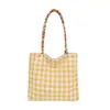 Bolsas de palha atacado transfronteiriço, bolsas pequenas femininas, design estilo coreano, nicho, uso duplo, bolsas de ombro, bolsas de mão