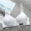 Ropa Interior para Niñas de Venta Caliente en Comercio Exterior Transfronterizo, Sin Alambres, Cómodo, Transpirable, Sujetador Delgado, Sujetador Push-Up Sencillo