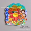 Ímãs de Geladeira Culturais e Criativos de Cidades Nacionais Apresentando Marcos de Xangai, Xi'An, Liuzhou, Wuhan, Etc., Ímãs de Resina como Lembranças Turísticas