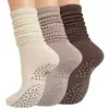 Calcetines Populares de Media Pantorrilla Transfronterizos para Hombres y Mujeres, Calcetines de Felpa de Color Sólido de Moda, Calcetines de Aguja Gruesa, Medias Deportivas Transpirables al por Mayor