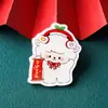 Broche Acrílico Desenho Animado Ano do Carneiro 2027 Alfinete DIY Acessórios Decoração de Bolsa Pequeno Presente