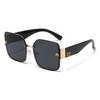 Gafas de Sol de Lujo Estilo Borde Cortado Sin Marco Modelo 2026 para Mujer, Gafas de Sol de Gama Alta, Gafas de Sol al por Mayor para Transmisiones en Vivo de Tiktok