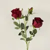 Pintura a Óleo Flores Artificiais Rosa, Flores Artificiais para Decoração de Sala de Estar, Arranjos Florais, Decorações de Flores para Mesa de Jantar, Decoração Suave, Buquês de Flores Realistas, Luxo Leve