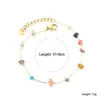 Pulsera de Piedras Coloridas de Verano para Mujer, Moda, Estilo Dulce, Temperamento Sencillo, Joyería al por Mayor