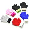 Guantes de punto cálidos a prueba de frío de invierno para niños de 5 a 12 años, guantes mágicos de cinco dedos para estudiantes de escuela primaria, guantes deportivos al aire libre