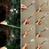 Horquilla Antigua Nuevo Estilo Chino Diseño de Nicho de Alta Gama Horquilla de Madera Horquilla de Flor de Durazno Nuevos Accesorios para el Cabello de Moda