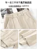 Pantalones rectos de corte ajustado para mujer, engrosados y cálidos para otoño e invierno, nuevo estilo 2026, de cintura alta, adelgazantes y que favorecen la figura, estilo cigarrillo
