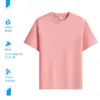 Camiseta de Trabajo de Gama Alta Cuello Redondo Personalizada Holgada para Pareja Manga Corta Corporativa Unisex Camisa Cultural con Bordado Impresión al Aire Doble Cara