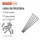 Raios de Bicicleta Mountain Bike Fio de Cotovelo Barra Aço 45# Bicicleta de Estrada 14g Tampa de Tira Raios de Bicicleta de Alta Resistência