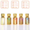 Exquisita botella de aceite esencial difusor, empaque cosmético de alta gama, botella vacía, botella de recarga de vidrio para muestra de perfume roll-on, en stock