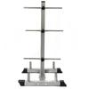 Suporte para Barra, Barra de Halteres, Suporte para Anilhas, Rack de Armazenamento, Furo Grande, Furo Pequeno, Equipamento para Estúdio de Treinamento Pessoal