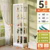 Vitrina de cristal con cerradura, totalmente transparente, con luces, gabinete a prueba de polvo para uso doméstico, vitrina de sala de estar, estante de exhibición de modelos