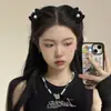 Nuevo Pasador Estilo Coreano Lazo Pinza Pequeña Femenino Gama Alta Lindo Pasador de Princesa Pasador para Flequillo Lateral Accesorios para el Cabello