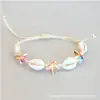 25 Nuevas Pulseras de Estrella de Mar Estilo Vacaciones de Verano en la Playa Pulseras de Concha con Hilo de Cera Joyería Bohemia con Cuentas para Mujer Hecho a Mano