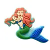 Pingentes de Sapato com Tema de Sereia, Decorações Divertidas de Sapato em Desenho Animado, Presilhas Decorativas de Plástico PVC, Acessórios Destacáveis para Vendas Transfronteiriças