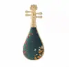 Nuevo Broche de Brocado de Canción del Patrimonio Cultural Inmaterial Estilo Chino con Patrones Hechos a Mano de Calabaza y Mariposa, Nuevo Accesorio Qipao Estilo Chino, Broche Exquisito