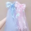 Horquilla de Velos de Moño de Cinta de Ensueño para Niñas, Accesorio de Peinado Prop para Sesión de Fotos de Cumpleaños Super Hada