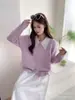 Jaqueta Cardigan de Zíper Manga Longa Cor Contrastante Gola de Boneca Nova Outono e Inverno Amazon Transfronteiriço Suéter Casual Cor Sólida