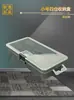 Lianchen Equipamento de Pesca Pequena Caixa de Acessórios com Quatro Compartimentos Cinza Metálico Transparente Caixa de Ferramentas para Iscas Caixa de Iscas Organizador de Iscas de Pesca