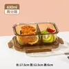Nueva fiambrera de vidrio de borosilicato Fuguang para oficinistas y estudiantes, con tapa, recipiente para almuerzo apto para microondas, disponible para compra al por mayor
