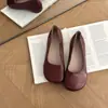 Zapatos Mary Jane Suaves de Estilo Dulce para Mujer, Otoño 2026 Nuevos Planos Redondos Sin Cordones Zapatos Planos Poco Profundos