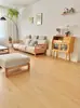 Suelo Laminado Compuesto Reforzado, Imitación Madera Maciza, Impermeable y Resistente al Desgaste, Adecuado para Uso Residencial, Calefacción por Suelo Radiante Interior, 12 mm, Estilo Minimalista Nórdico