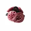 Pinza para el Cabello de Flor de Rosa Transfronteriza, Pinza Grande para la Parte Trasera de la Cabeza, Pinza para el Cabello Hecha a Mano, Accesorio para el Cabello, Pinza de Tiburón de Alta Gama Estilo Ins