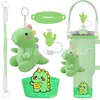 Accesorios Decorativos Stanley Correa de Mano de Cuerda Trenzada Estuche para Labial Llavero Duende Briqueta Funda de Silicona Antideslizante para Taza