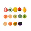 Accesorios de Resina de Frutas Simuladas Estilo Mixto Juguetes de Comida en Miniatura Materiales de Decoración DIY Colgantes para Cadena de Teléfono Pegamento de Crema