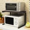 Prateleira de Cozinha Prateleira para Micro-ondas Prateleira para Forno de 2 Camadas Prateleira de Armazenamento para Panela de Arroz de Camada Dupla Prateleira de Temperos