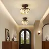 Nueva Lámpara de Pared para Mesita de Noche de Dormitorio Estilo Chino con Estética de la Dinastía Song, Estampado de Hoja de Bambú Inspirado en el Zen, y Luz de Pared de Fondo con Cremallera para Sala de Estar y Pasillo