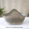 Huaxia Release-Balde Viejo de Lata Retro Cubo para Flores Maceta Aspersores para Flores Adornos Decorativos Comestibles