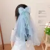 Horquilla de Velos de Moño de Cinta de Ensueño para Niñas, Accesorio de Peinado Prop para Sesión de Fotos de Cumpleaños Super Hada