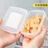Caixa de Armazenamento para Geladeira, Caixa Compartimentada de Grau Alimentício para Conservação Fresca, Caixa para Carne Congelada, Caixa Especial para Freezer, Caixa Selada Compartimentada para Preparo de Alimentos, Atacado