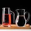 Separador de licor de vidrio doméstico con asa cuchara para vino copa para vino blanco jarra para vino con escala copa justa para restaurante