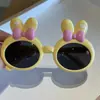 Nuevas gafas polarizadas de conejo para niños, gafas lindas para bebé, patas suaves, gafas para niños y niñas, gafas de silicona con protección solar