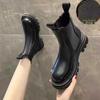 Botas Martin Botas de cigarrillo para mujer 2023 Otoño e Invierno Botas Martin delgadas estilo británico que adelgazan las piernas botas cortas para mujer a juego
