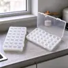 Caja de Joyería de 28 Compartimentos Ensamblable y Desmontable, Caja de Almacenamiento para Herramientas de Manicura, Caja de Empaque para Puntos de Manicura, Diamantes de Imitación y Lentejuelas, Caja con Compartimentos