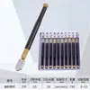 Cuchillo para Baldosas Tipo Rodillo con Mango de Metal para Cortar Baldosas de Piso, Placas de Roca, Espejos y Vidrio